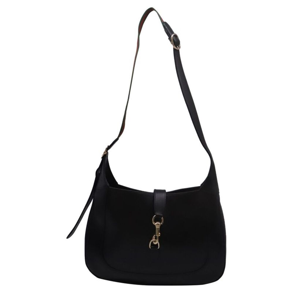 Gucci Jackie Hobo Bag in Black Leather